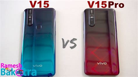 Compare vivo V15 vs. vivo V15 Pro .